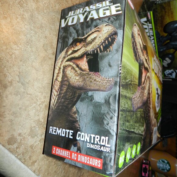 Jurassic Voyage Full Action Dinosaur  RC Remote  🆕📦⌚🏃🏻💨⚡🚚 - Picture 6 of 16